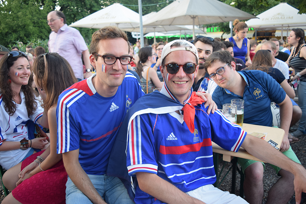 Frankreich Fans, EM-Finale im Schlossgarten (Fotoquelle: STUGGI.TV/R.Roehr)