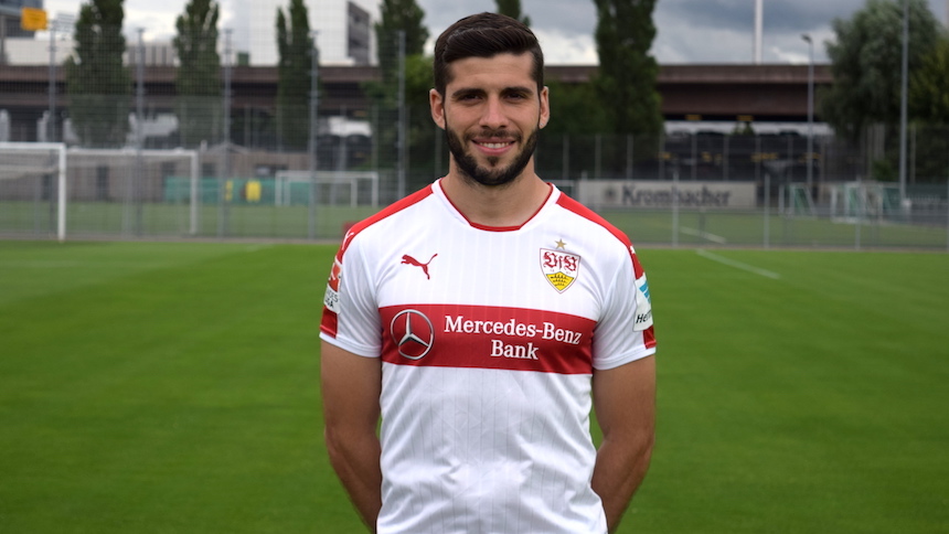 VfB-Spieler Emiliano Insua (Foto: STUGGI.TV/Goes)