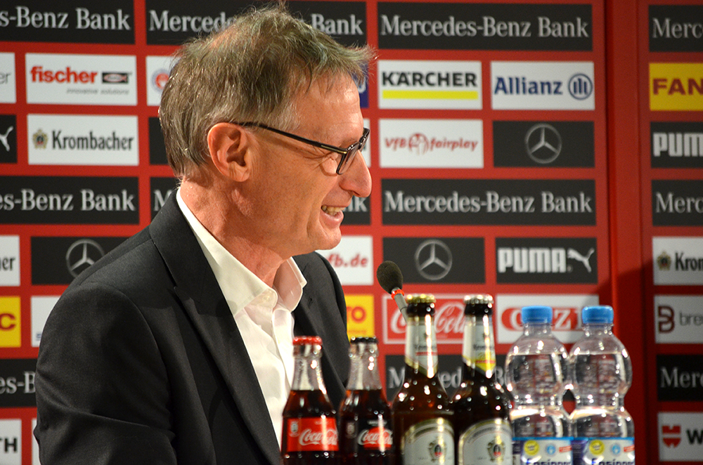 Michael Reschke, Vorstand Sport VfB Stuttgart. (Foto: STUGGI.TV)