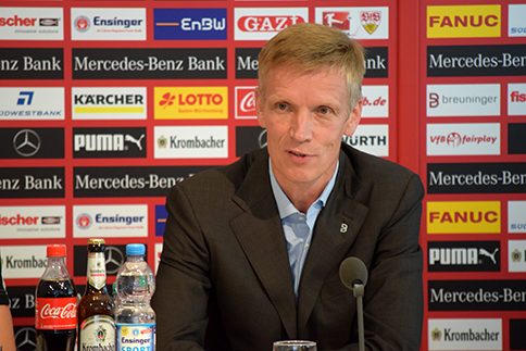 VfB Sportvorstand Jan Schindelmeiser. Foto: Goes/STUGGI.TV