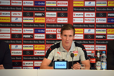 VfB Cheftrainer Hannes Wolf. Foto: Goes/STUGGI.TV