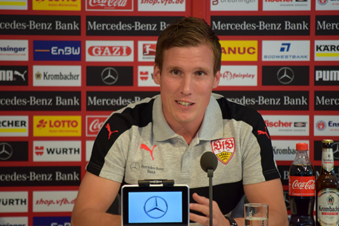 VfB Cheftrainer Hannes Wolf. Foto: Goes/STUGGI.TV