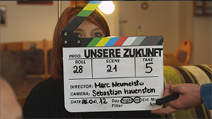 Junger Regisseur stellt Film "Unsere Zukunft" vor