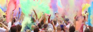So farbenfroh ging es beim Holi-Festival 2018 in Stuttgart Kornwestheim zu.