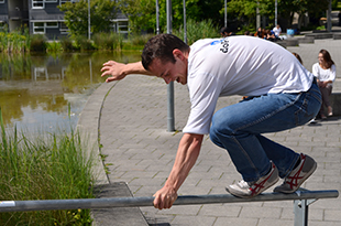 Balance ist alles: Parkour in Stuttgart