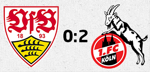 0:2 - VfB misslingt Heimauftakt gegen 1.FC Köln