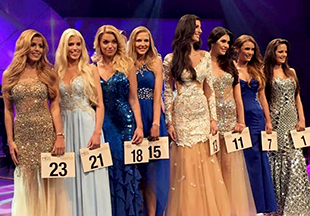 Céline auf dem Weg zur Miss Germany - Unter den Top 8