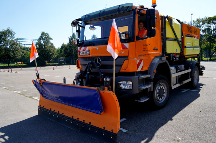 Winterdienst-Vorbereitung startet auf dem Cannstatter Wasen