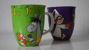 Aeffle und Pferdle Tassen, Foto: STUGGI.TV/grimmer