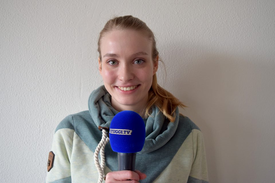 Die UN-Jugenddelegierte Anaïck Geißel im Interview. (Foto: STUGGI.TV)