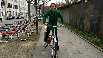 Mit dem "Call a bike" durch den Kessel?!