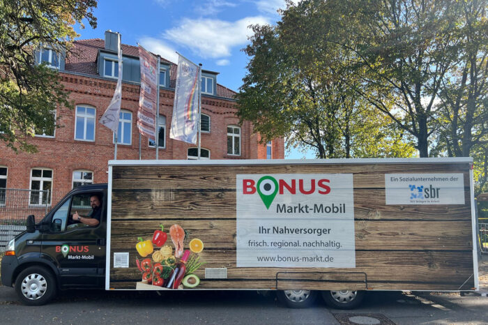 Mobiler Supermarkt in Stuttgart