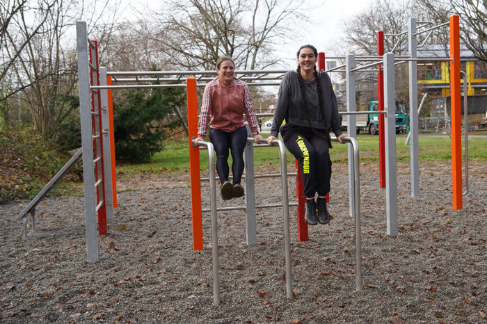 Neue Calisthenics-Sportanlage im Vaihinger Stadtpark eröffnet