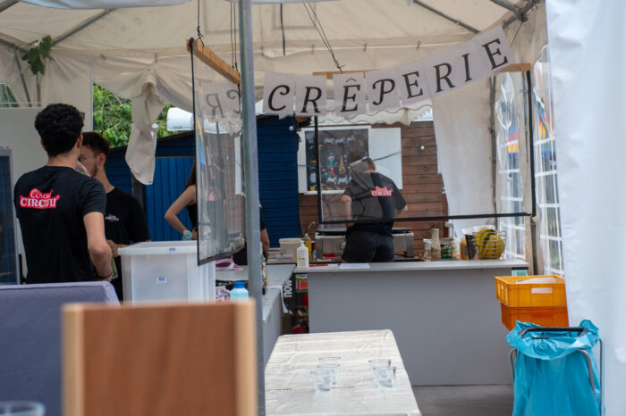 Von Crêpe, über Wurst bis Eis: Für das leibliche Wohl war gesorgt.