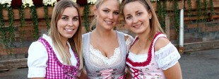 Umfrage auf dem Cannstatter Wasen beim Volksfest 2018: Wie tief sollte der Dirndl-Ausschnitt bei Mädchen sein? (Foto: STUGGI.TV)