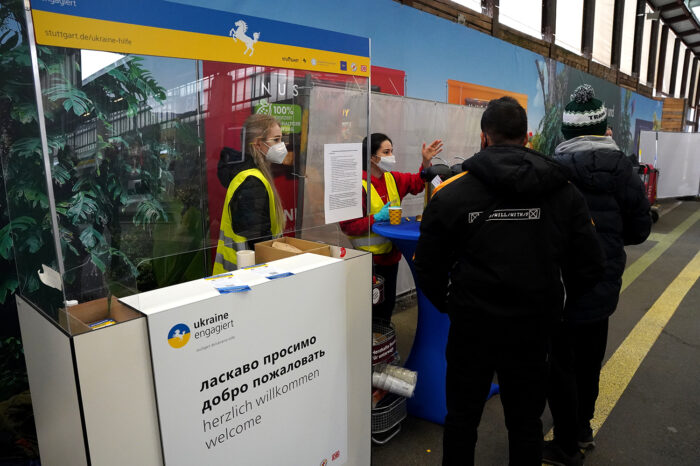 Zahlreiche Geflüchtete aus der Ukraine erreichen Stuttgart
