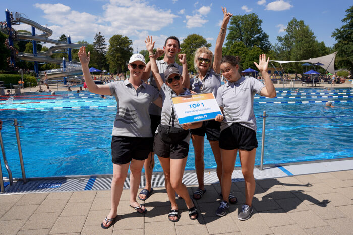 Freibad Rosental feiert ersten Platz bei stadtweitem Ranking