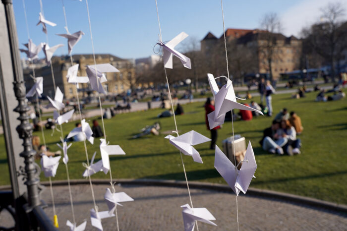 Fotogalerie: Jugendhausgesellschaft sendet Friedenszeichen in die Ukraine
