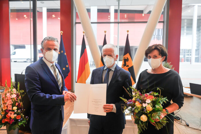 Alt-OB Fritz Kuhn mit Bürgermedaille der Stadt Stuttgart ausgezeichnet