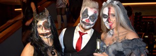 Schauriger Besuch auf der Halloween-Party im SI-Centrum. Foto: Plapp/STUGGI.TV