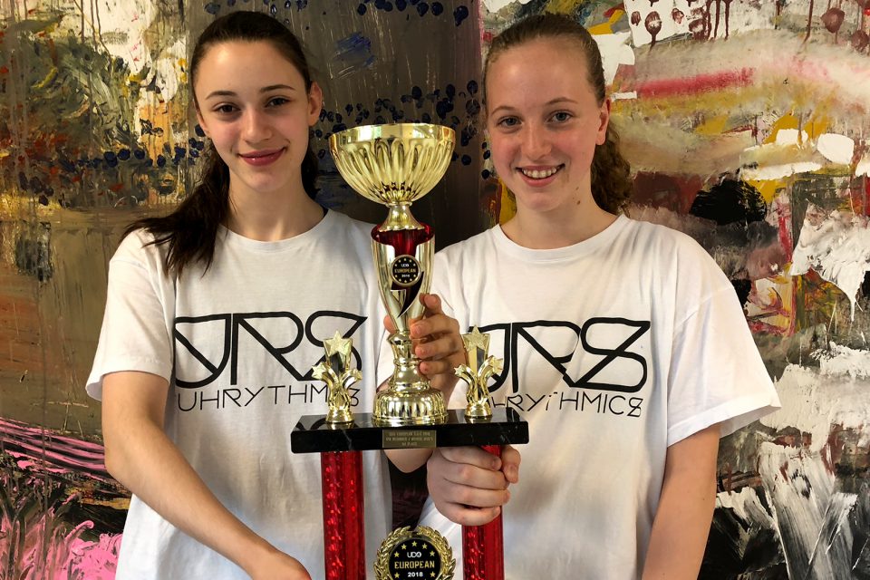 Die frisch gebackenen Europameisterinnen im Hip-Hop 2018 aus Stuttgart Elisa Ujkani und Alina Grohme (Foto: STUGGI.TV/Rau)