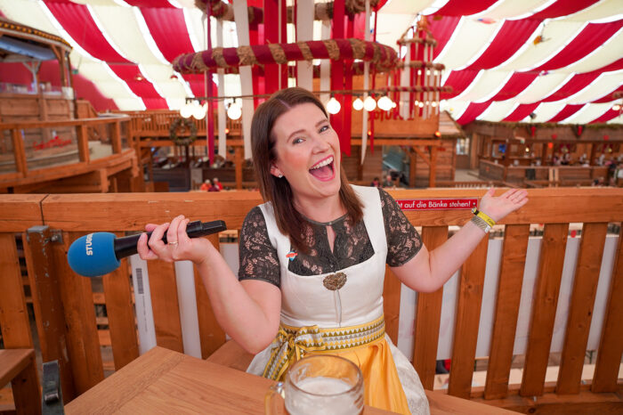 Wasen-Studio mit Isabel Ramsch: 17 Tage nonstop auf dem Volksfest