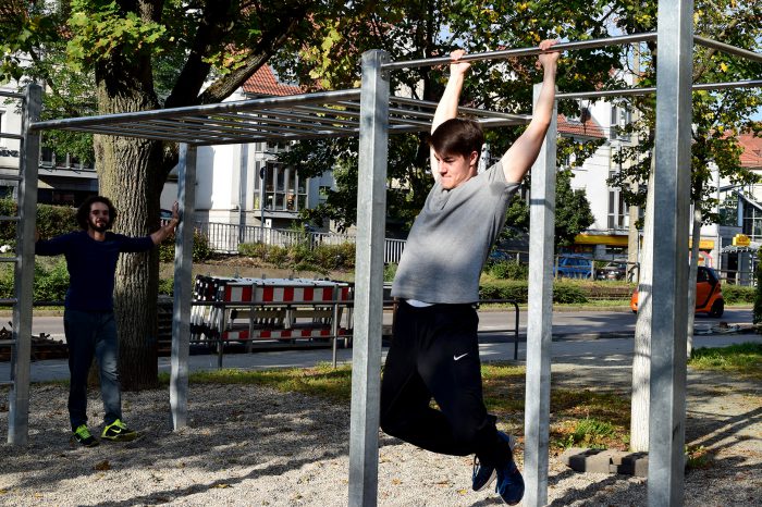 Neuer Calisthenics-Sportpark in Bad Cannstatt eröffnet