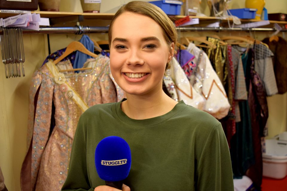 Wir haben die 24-jährige Hauptdarstellerin des Musicals Anastasia Judith Caspari zum Interview getroffen. (Foto: STUGGI.TV)