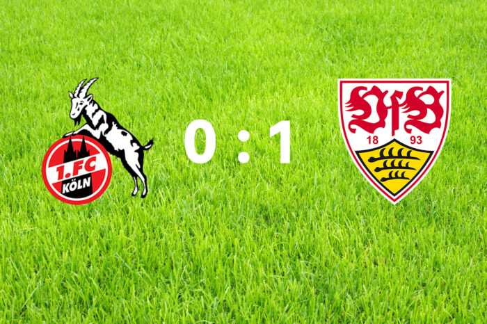 VfB bringt knappen 0:1-Sieg gegen Köln über die Zeit