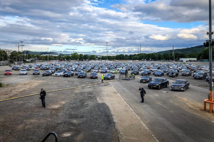 Premiere: So lief das erste Autokonzert auf dem Kulturwasen