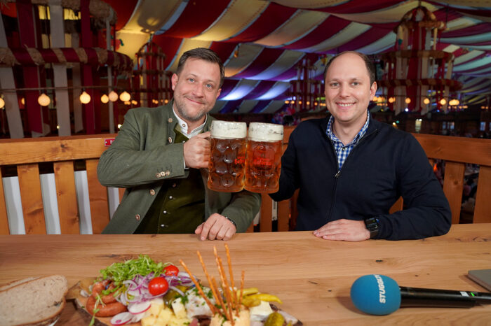 "Die Fußstapfen sind riesig": Wasen-Studio mit Grandls-Nachfolger Marcel Benz