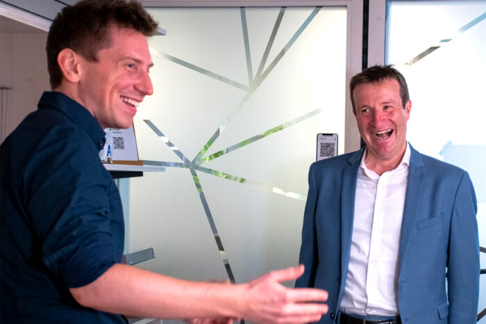 Überraschung am Kamin: Christoph Ozasek empfängt Martin Körner zum Rot-Rot-Gipfel