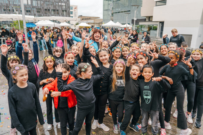 Ganz schön viel los bei der Aktion "meinMädchen*Schlossplatz"