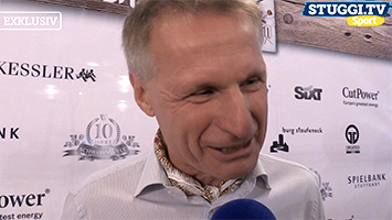 Michael Reschke, Sportvorstand es VfB Stuttgart im Interview beim STUGGI.TV auf dem Cannstatter Wasen. (Foto: STUGGI.TV)