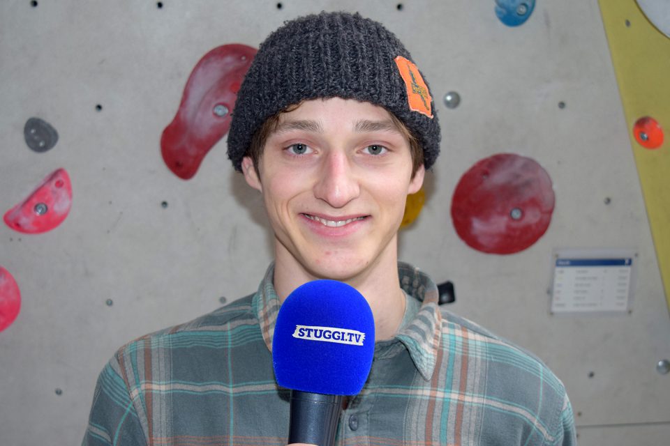 Kletter Star Moritz Hans (Ninja Warrior) bei STUGGI.TV zu Gast (Foto: STUGGI.TV).