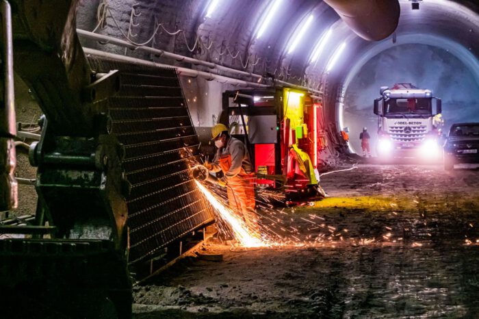 Halbzeit bei S21: Tunnel zum Flughafen zur Hälfte geschafft