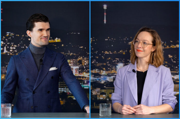 Mark Wieczorrek und Lucia Schanbacher diskutieren im STUGGI.TV-Wahlduell