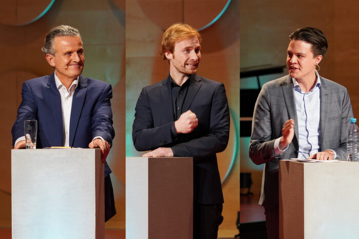 Schlagabtausch zwischen Nopper, Schreier und Rockenbauch beim StZN-Podium