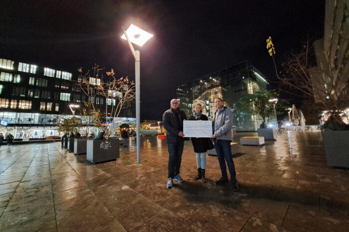 Defekte Straßenbeleuchtung melden und Gutes tun