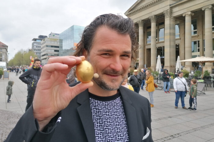 Fotogalerie: Magier Thorsten Strotmann sucht im Königsbau nach dem goldenen Ei