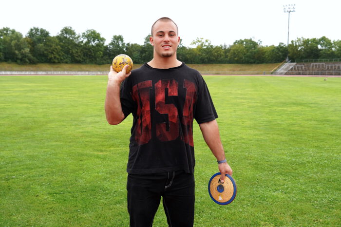 Ausgebremst wegen Corona: Nachwuchs-Kugelstoßer Tizian Lauria im Interview