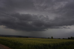 Das Unwetter über Stuttgart wurde bereits tagsüber vom Deutschen Wetterdienst angekündigt.
