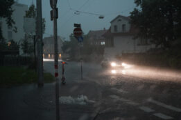 Auch in den Stadtbezirken kam es zu Überflutungen. Besonders betroffen waren Bad Cannstatt und der Stuttgarter Süden.