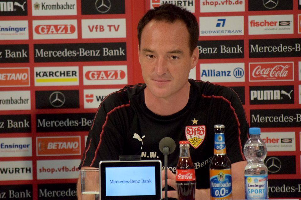 VfB-Trainer Nico Willig vor dem Regelations-Rückspiel bei Union Berlin (Foto: STUGGI.TV)