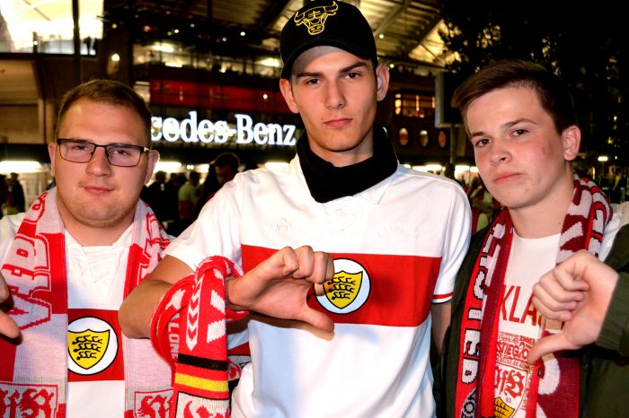 Umfrage in Stuttgart & Berlin: Das sagen die Fans zum VfB-Abstieg