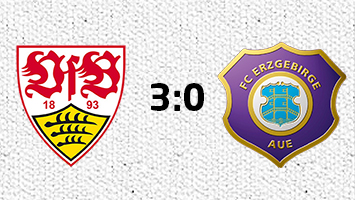 3:0 gegen Aue: VfB schnuppert an der Rückkehr ins Oberhaus