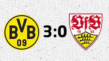 3:0-Debakel: VfB Stuttgart chancenlos in Dortmund