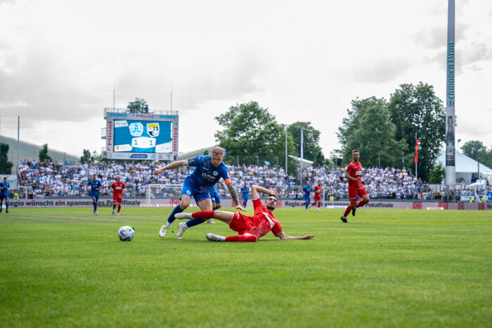 Stuttgarter Kickers verpassen Double im Elfmeterschießen