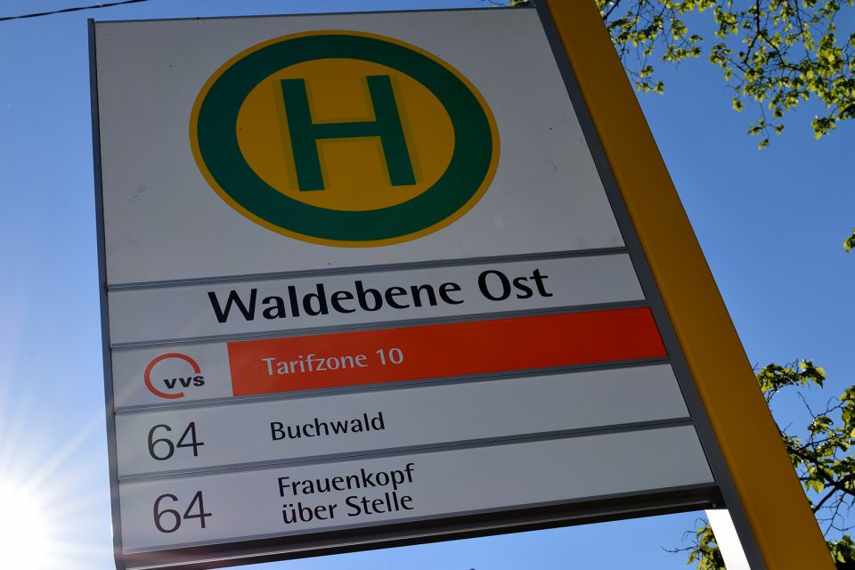 Haltestelle Waldebene Ost (Foto: STUGGI.TV/Grimmer)