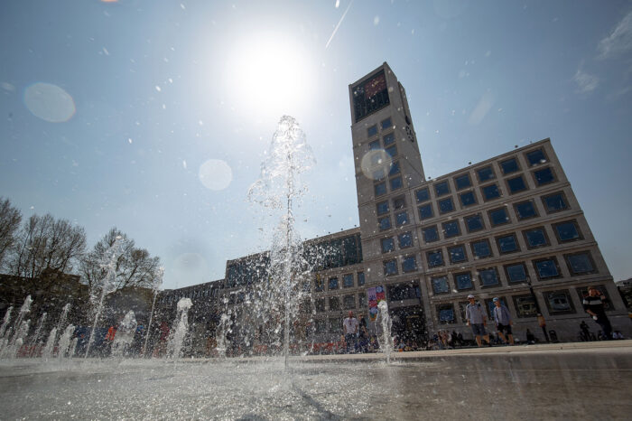 Mehr Wasser in der Stadt: Fontänen sprudeln künftig auf dem Marktplatz